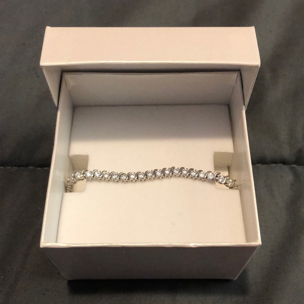 Cubic Zirconia Tennis Bracelet